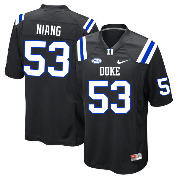 Duke Blue Devils #53 Ethan Niang College Football Jerseys Sale-Black
